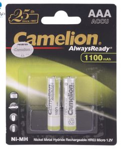 باتری نیم قلمی شارژی Camelion NH-AAA1100BP2 1100mAh