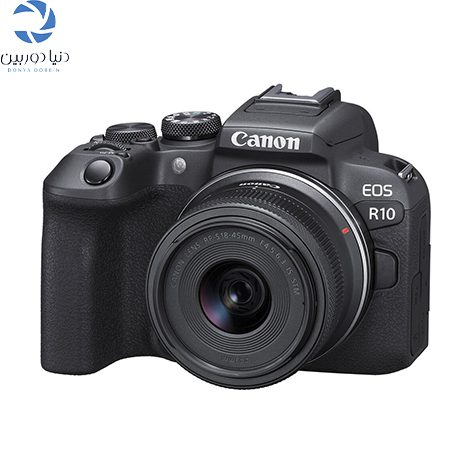 دوربین کانن مدل EOS R10 با لنز 45-18 دنیا دوربین