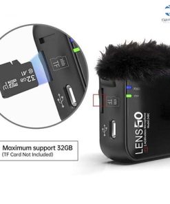 میکروفن بی سیم لنزگو LENSGO 348C 2.4G 1V2 WIRELESS MICROPHONE